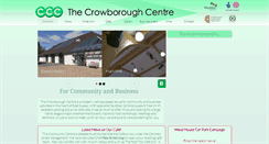 Desktop Screenshot of crowboroughcentre.info