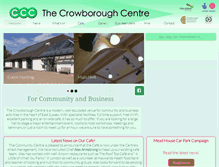 Tablet Screenshot of crowboroughcentre.info